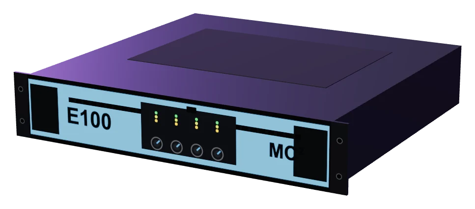 MC2 E100, 3D render