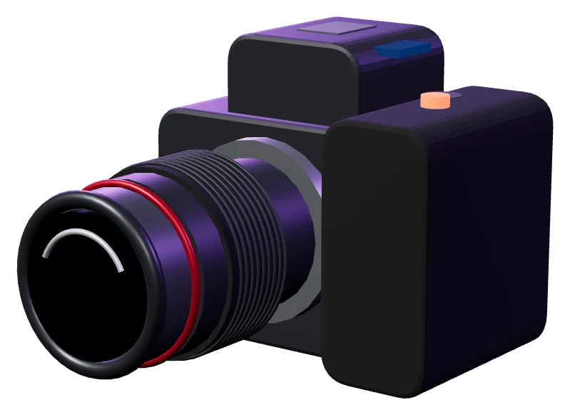 Canon EOS R10, 3D render